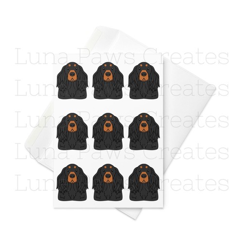 Gordon setter card - gordon, card,