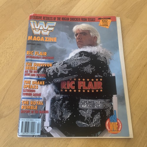 Wwf magazine february - magazine, ric
