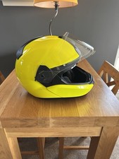 BMW ORIGINAL MOTORCYCLE HELMET IN YELLOW