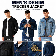 Mens Denim Jacket Trucker