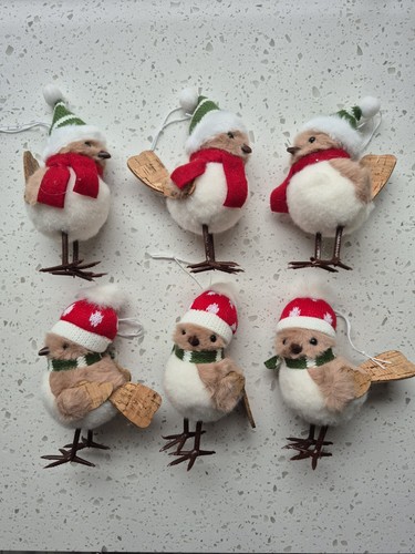 Set fluffy robins with - 6,