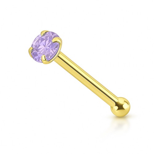 14k solid gold nose - 14k,