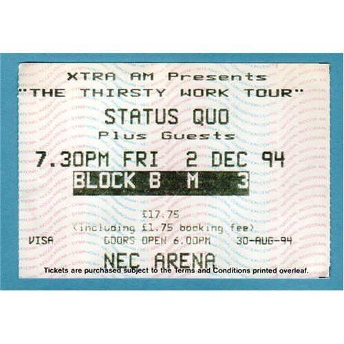 Status quo birmingham nec - status,