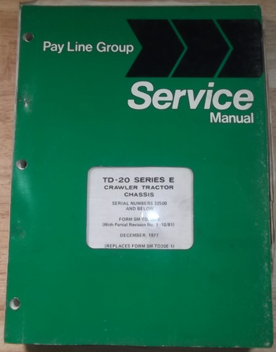 International payline e - payline, td-20-e
