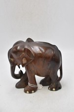 Antique Teak Wooden Elephant