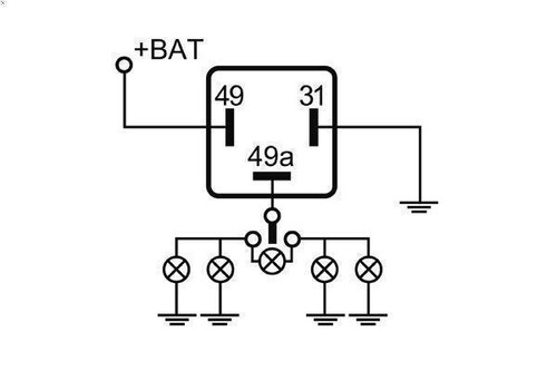 Flasher uni mahle mfl - uni, 16
