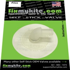 FixMyKite Self Stick Airush SPS 90 One Pump Kiteboard Kite Bladder Repair Valve