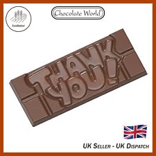 CW12004 Chocolate World Professional Polycarbonate "Thank You" Tablet Bar Mould