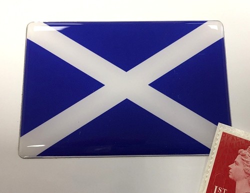 Scottish saltire flag sticker - flag,