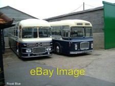 Photo 6x4 Royal Blue Coaches Restored vehicles c2006