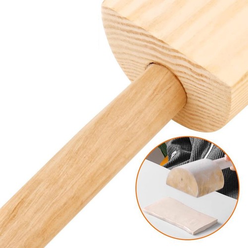 Wooden clay paddle hammer - clay,