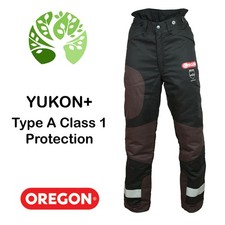 Oregon Yukon+ Plus Type A Class 1 Chainsaw Trousers Sizes M-2XL others available