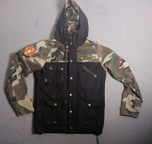 Mishka army camo jacket size - army,
