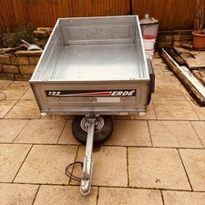Erde 122 Trailer with spare