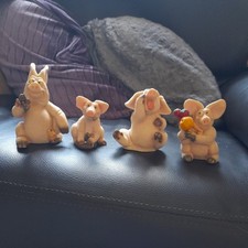 Large Piggin Pig Ornament Retired Collectable Figurine Bundle - 19 In Total