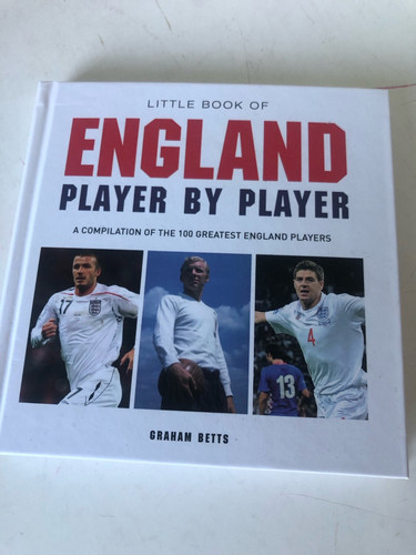 Little book england player - book,