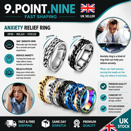 Spinner ring fidget - spinner, anti
