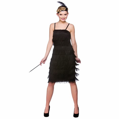 Womans black jazzy flapper - jazzy,