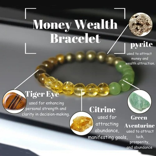 Money wealth bracelet 1pc gift - wealth,