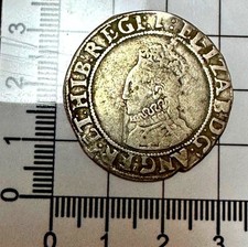 X456:  1601 Very Late Issue Elizabeth 1st Hammered Silver Shilling, S.R.2584