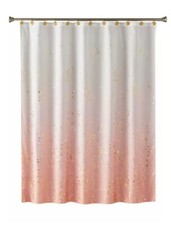 Splatter Shower Curtain Pink -