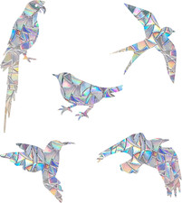 Prism Window Stickers for Bird