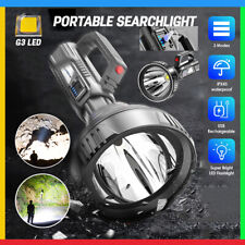 LED Torch Rechargeable Spotlight Handheld Spotlight Flashlight Large Searchlight