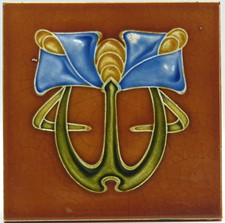 Art Nouveau Fireplace Floral