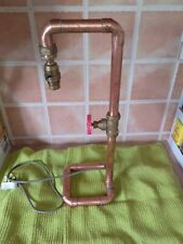 Lamp, Industrial Style, Steampunk Copper Pipe Table Lamp  'Man Cave Item' 