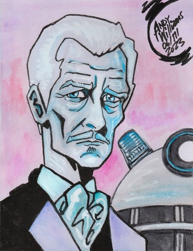 Peter cushing original artwork - cushing,