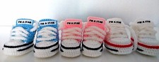 BABY CROCHET KNITTING HAND SHOES TRAINERS SNEAKERS CLOTHES SOCKS HATS CAPS BOOTS
