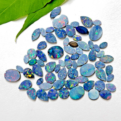 Natural boulder opal doublet - natural,