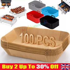 Silicone Pot Baking Basket Liners Steel_Rack for Air Fryer Dual.Zone Accessories