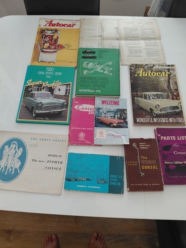 Ford consul manuals - ford,