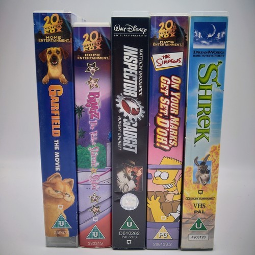 Vhs family bundle garfield - vhs,