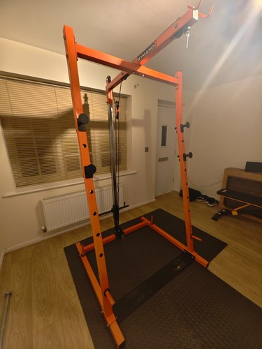 Half rack with - cables, and