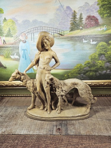 Vtg lady borzoi - vtg, wolf