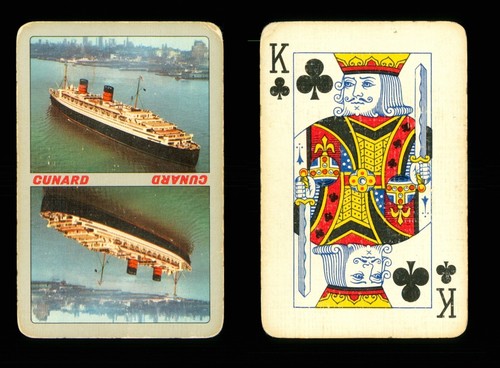 Playing card cunard cruise - x,