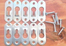 44mm x 16mm Metal Keyhole Hanger Fasteners for Picture  With Screws