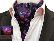 Cravat Purple Blue Black