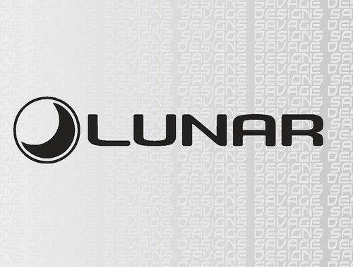 Lunar logo decal stickers - lunar,