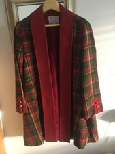 Avoca Collection Tartan Check Coat Jacket Women’s Medium Wool Red