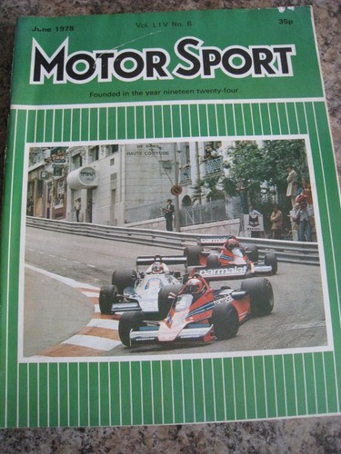 Motor sport jun 1978 - jun, monaco