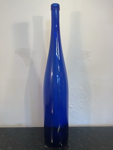 Tall cobalt blue glass - cobalt, bottle
