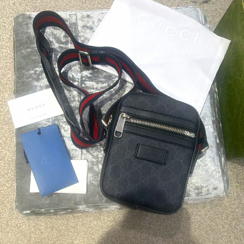 Gucci canvas leather small - gucci, gg