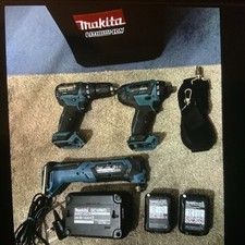 Makita CXT Drill , Multi tool , Screwdriver, Charger & 2 Batteries In Bag
