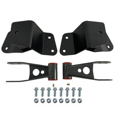 4in.Lower Shackle Hangers for Chevy C15 1500 Truck Adjustable 3" or 4" Rear D...