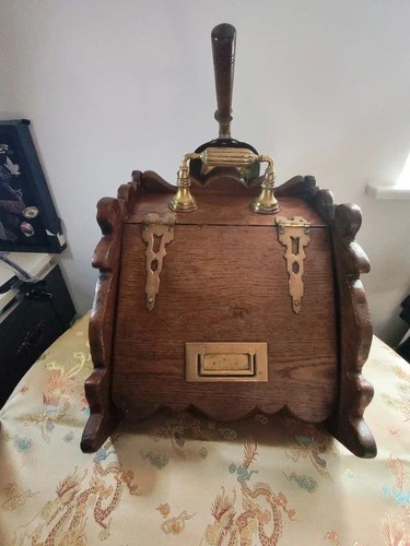 Antique victorian wooden coal - victorian,