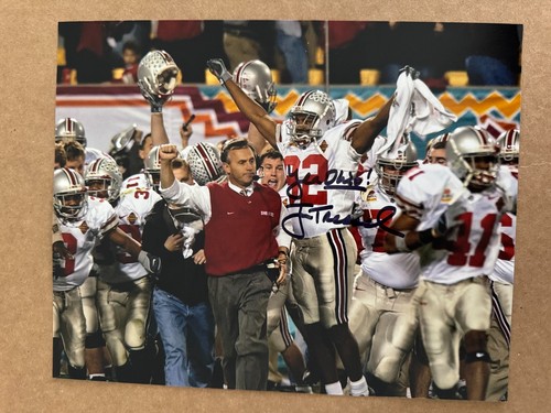 Jim tressel signed ohio state - tressel,