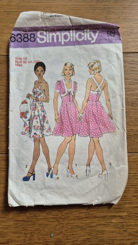 Vintage 1970s simplicity 6388 - vintage,